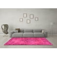 thumbnail image 3 of Ahgly Company Indoor Rectangle Abstract Pink Contemporary Area Rugs, 2' x 4', 3 of 4