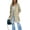 Khaki, variant on Kukuzhu Women's Coat Double Breasted Trench Coat Fall Winter Lightweight Windproof Classic Lapel Slim Overcoat with Belt