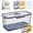 L-A, variant on Produce Freshness Containers with Timer Drainage Yellow Bread Box Storage Fresh Keeping Leak Proof Lid Basket Lettuce Keeper Refrigerator Kitchen Countertop Fruit Fridge Corner Proofing