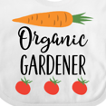thumbnail image 4 of Inktastic Gardening Organic Gardener Boys or Girls Baby Bib, 4 of 4