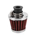 thumbnail image 2 of Air Filter, 0.5in Universal Mini Air Red Oil Vent Valve Breather Filter Iron Plastic Practical Auto Car Accessory Red For Air Oil Vent Valve Air Intake Filter Air Oil Vent Filter, 2 of 8