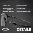 thumbnail image 2 of Oakley OO9465 Sutro Lite Sweep Rectangle Shaped Non-Polarized Sunglasses for Men - Includes Official Eyewear Kit - Matte Black Frame with Prizm Black Lens, 2 of 6