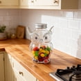 thumbnail image 3 of Chihuahua Candy Jar, Dog Cookie Jar, Glass Dog Snacks Treat Container With Lid, Adorable Candy Jars, Pet Treat Jars, For Cookie, Candies, Coffee Pods, Pet Lovers Gifts, 3 of 9