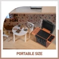thumbnail image 3 of ColoMX Parrilla de barbacoa en miniatura, modelo 1:20. Miniparrilla de carbón para barbacoa, herramienta de cocina para jardín, ideal para casas de muñecas, picnics al aire libre, camping, decoración., 3 of 8
