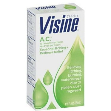 2 Pack - Visine A.C. Eye Drops 0.50 oz