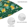 thumbnail image 3 of Yiaed Tropical Fruit Print Pillow Covers Super Soft Decorative Square Throw Pillow Covers Case Cushion Covers for Sofa Couch Bedroom Car Decor（No pillow core）-18"x18", 3 of 7