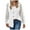 White, variant on Holiday Deals! Borniu Womens Tops, Women's Fashion Casual Spring Summer Long Sleeve V-Neck Blouses & Shirts Womens Fashion Clearance