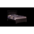 thumbnail image 2 of Full Bed With Upholstered Headboard And Adjustable Led In White Style Size Lights Color, 2 of 2