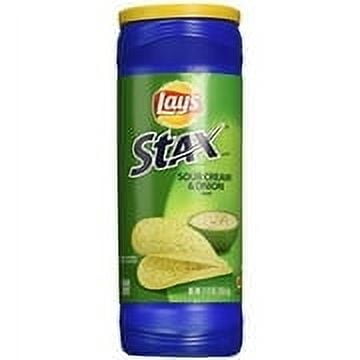 Lay,S Stax Sour Cream & Onion Flavored Crisp 5.5 Oz (Pack Of 3) By Lay,S