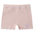thumbnail image 2 of YONGHS 3-Pack Dance Shorts Girls Summer Bottoms Breathable Safety Shorts for Under Dress Green&Purple&Pink 9-10, 2 of 7