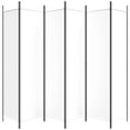 thumbnail image 2 of vidaXL 6-Panel Room Divider White 300x200 cm Fabric, 2 of 5