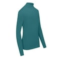 thumbnail image 3 of M&M SCRUBS Women's Long Sleeve Turtle-Neck T-Shirt Under Scrub (Teal, X-Large), 3 of 5