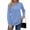 Blue, variant on OutfitShow Sweatshirts for Women Casual Long Sleeve Crewneck Shirts Tunic Tops,Sizes S-3XL