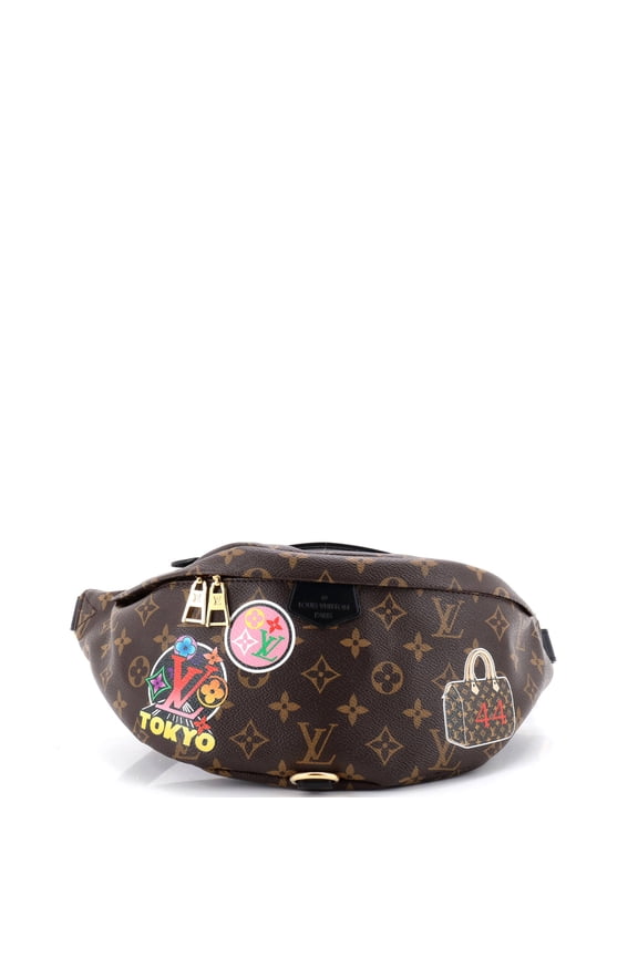 Pre-Owned Bum Bag My World Tour Monogram Canvas By Rebag
