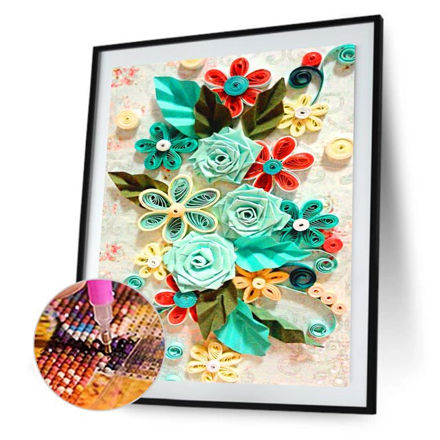 Cuadros Decorativos Diamond Painting 5D DIY Letters Full Round Drill Rhinestone Kit (NY227) DQrwqpou Nuevos Originales