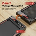 thumbnail image 3 of Walking Pad Treadmill, 3HP Folding Treadmills With Foot Massage, 4-in-1 Walking Treadmill Under Desk Portable Treadmills For Home Office Handle Bar & Remote Control LED Display, 3 of 9