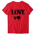 thumbnail image 4 of Tops Cortos para las Mujeres Manga Corta Cuello Tripulación Día de San Valentín Impreso Casual Vintage Gráfico Tee Camiseta Ligera para el Uso Diario, Primavera Superior de las Mujeres para el Verano, 4 of 8