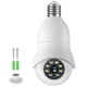 thumbnail image 1 of Cámara de seguridad con bombilla - Cámaras de seguridad inalámbricas WiFi 2.4G para exteriores e interiores, para seguridad del hogar, monitoreo de 360°, seguimiento automático, grabación 24/7, visión, 1 of 4