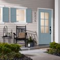 ColorPlace Classic Exterior House Paint, Stormy Sky Blue, Satin, 1