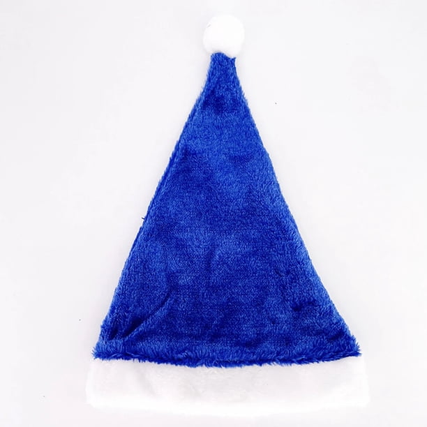 Gorro de felpa de Navidad para adultos y niños, gorro grueso y cálido de Papá Noel, decoración de fiesta de Feliz Navidad y Año Nuevo