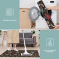 thumbnail image 6 of Red Mushroom Fern Black Pattern Kitchen Rugs Sets Of 3,Kitchen Runner Rugs Non Skid Washable,Decorative Kitchen Floor Mats for Kitchen,Sink,Laundry,17"x30"+ 17"x47" + 17"x59", 6 of 6
