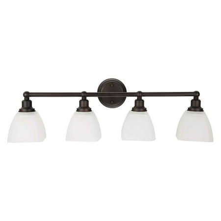 - Craftmade Bradley 26604 4 Light Bathroom Vanity Light