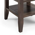 thumbnail image 5 of SIMPLIHOME Acadian End Table, 19 inch, Warm Walnut Brown, 5 of 5