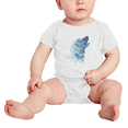 thumbnail image 2 of Wolf in the forest Funny Baby Bodysuits Short Sleeve, 2 of 5