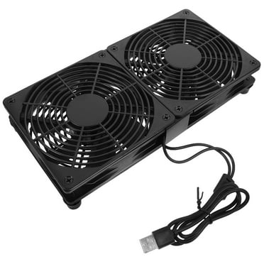 Worgeous  Computer Cooling Fan Small Window Portable Fans That Blow Cold Air Conditioner Black