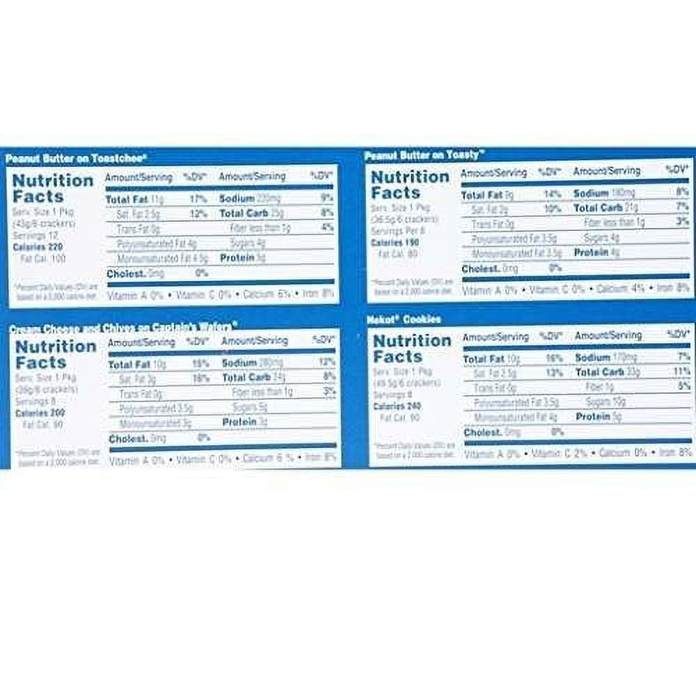 Lance Fresh Sandwich Crackers Variety Pack - 36 packs