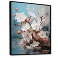 thumbnail image 2 of Designart "Asian Art Eastern gracefulness VI" Asian Floater Framed Canvas Wall Art, 2 of 7