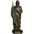 thumbnail image 1 of 8.25 Inch Saint Jude Cold Cast Decorative Figurine, Bronze Color, 1 of 1