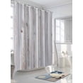 thumbnail image 3 of Fsddascl Brown Wood Plank Shower Curtain Set - Standard 72" x 72" Washable Bathtub Curtain with 12 Hooks, Vertical Vintage Striped Grain Waterproof Fabric Stall Shower Curtains for Bathroom/Bathtub, 3 of 6