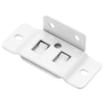 thumbnail image 2 of Apeya White Shelf Brackets Stainless Steel Corner Brace L Shaped Bracket Quick Fitting Furniture Joint Hardware with Screws for Wood Furniture Repair, 2 of 8