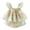 Yellow, variant on Futezty Girls Summer Outfits, 4th of July Baby Girl Outfits Children Girls Sleeveless Solid Vest Tops Summer Lattice Prints Short Skirts Two Outfits