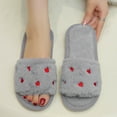 thumbnail image 5 of Aueoeo Women's House Slipper Heart Graphic Decr Open Toe Comfy Fuzzy Shoes Casual Bedroom Outdoor Slippers, 5 of 7