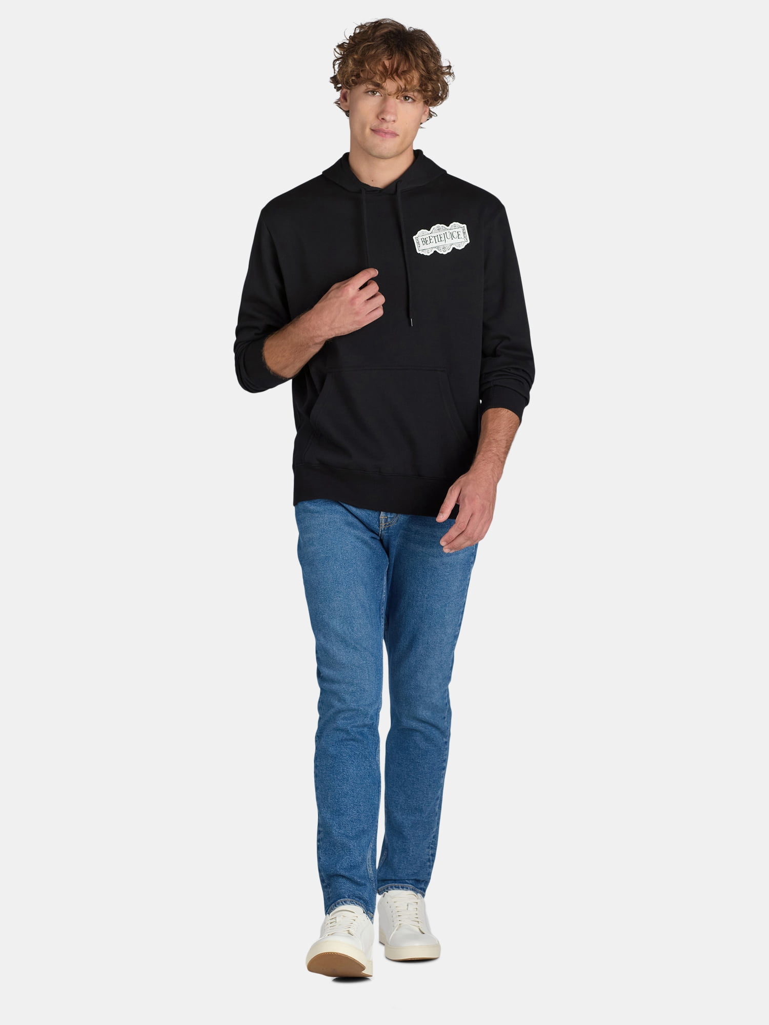 Beetlejuice Men's and Big Men’s Graphic Hoodie Sweatshirt, Sizes XS-3XL