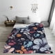 thumbnail image 5 of Balery Flowers ad Butterflies Manta de Felpa Suave y Acogedora – Cobija de Franela Aterciopelada para Cama, Lavable y Cálida para Sofá, Mascotas, Transpirable-60"x50", 5 of 7