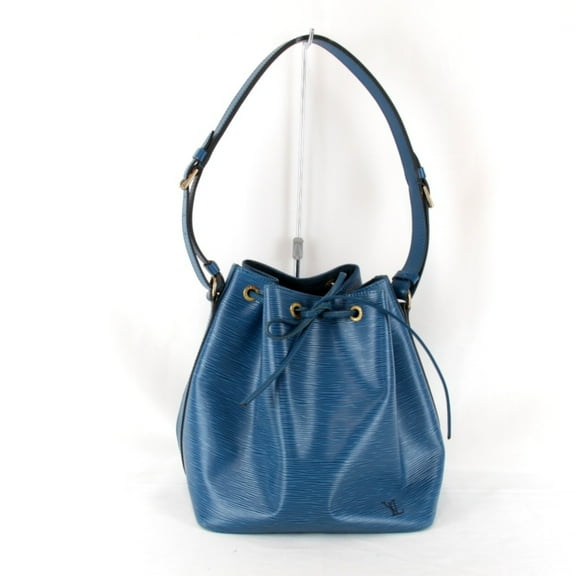 Pre-Owned LOUIS VUITTON Petit Noe M44105 Shoulder Bag in Epi Leather, Blue, Women's (Fair)