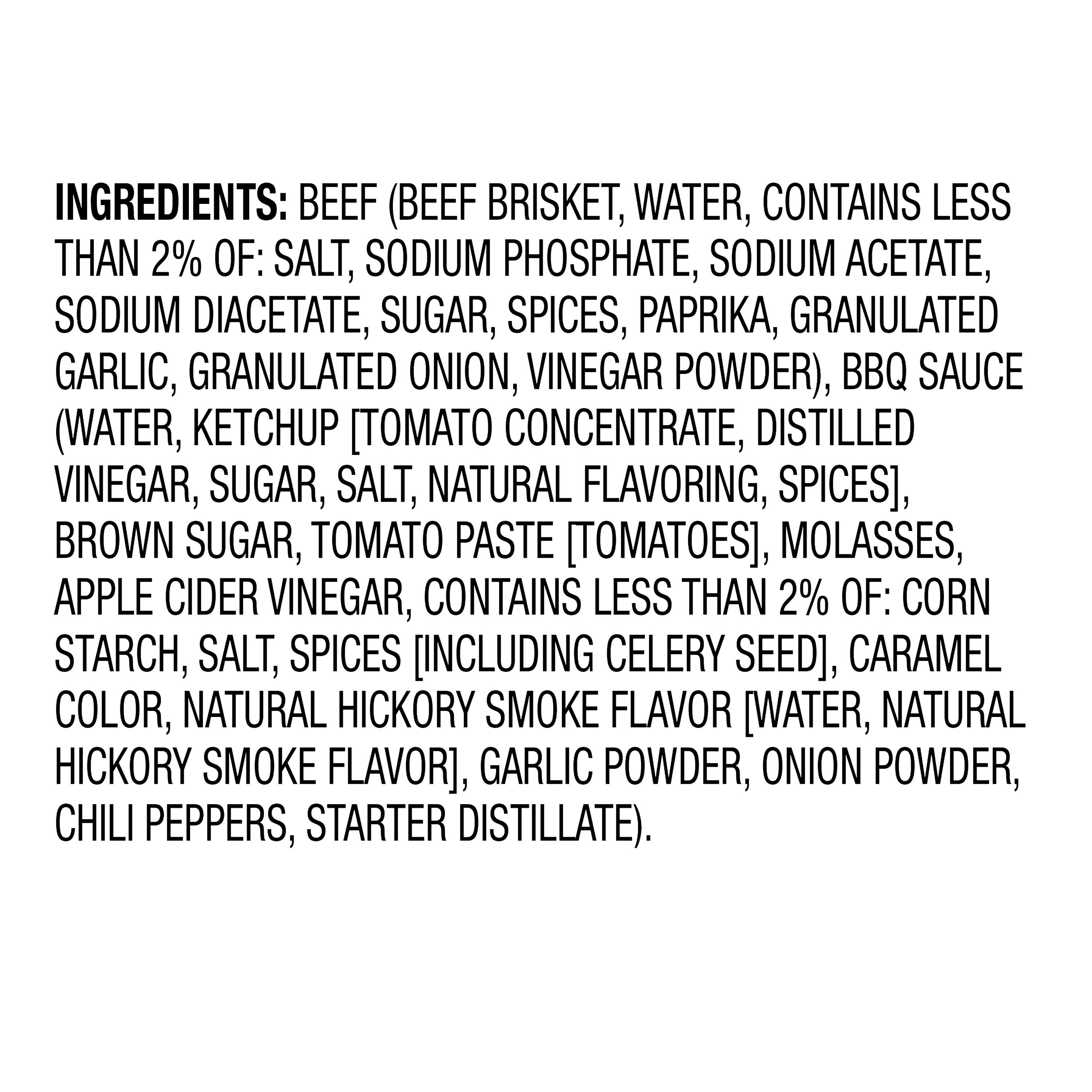 (4 pack) Marketside Ready to Heat BBQ Beef Brisket Burnt Ends Packaged Meal, 16 oz (Refrigerated)