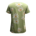 thumbnail image 3 of Patlollav Tops for Womens O-Neck Print Short Sleeve T-Shirt Casual Loose Blouse, 3 of 6