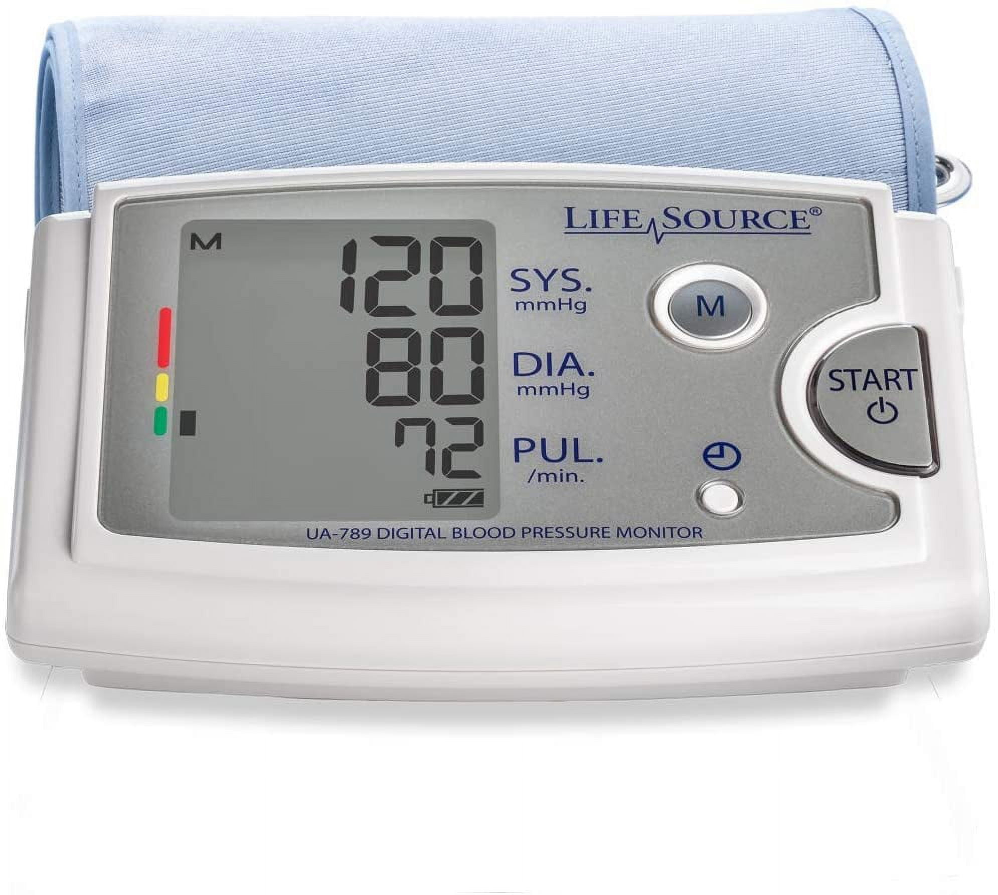 Life Source Blood Pressure Monitor with Accu Fit Extra Large Cuff, 1