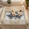 thumbnail image 2 of WOBOGO Artists Lass Baby Playmats Extra Large Waterproof Rollable Activity Pads for Toddlers 50×50inch, 2 of 7