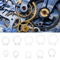 thumbnail image 3 of 100 Pcs Snap Ring Circlip Set with Box, 304 Stainless Steel C Type Spring External Snap Ring Circlip,for Mechanical Industry, 3 of 7