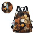 thumbnail image 5 of FORMRS Women's Travel Backpack Purse Anti-Theft Hidden Pockets Casual Shoulder Bag, Gold Flower, 5 of 7