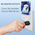thumbnail image 3 of Starry sky polar bear LED Square Night Lights - Modern Design, Energy Efficient Indoor Lighting for Bedrooms, Bathrooms, and Hallways - 200 Characters, 3 of 6