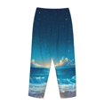 thumbnail image 5 of Haiem Night Sky Beach Scene Women's Pajama Pants Ultra Lightweight Pjs Bottoms Sleepwear Bottom Pants With Pocket Drawstring-Medium, 5 of 7