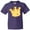 Purple, variant on Inktastic Gold Crown Youth T-Shirt