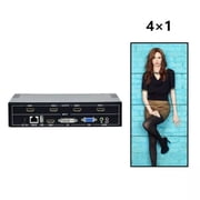 2x2 Video Wall Controller 2x1 3x1 1x3 1x4 Vga Hdmi Splicing 4 Led&lcd Tv Video Display Processor Video Wall Controller With Subtitles