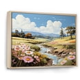 thumbnail image 2 of Designart "Transient Meadow Serenity I" Meadow Floater Framed Canvas Prints, 2 of 5